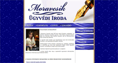 Desktop Screenshot of moravcsik.hu